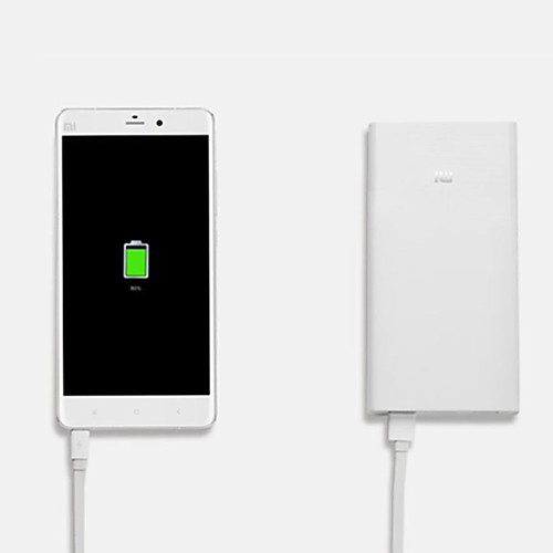 

Xiaomi 20000 mAh For Power Bank External Battery 5.0/3.6 V For 3.6 A For Battery Charger with Cable / QC 3.0 LED