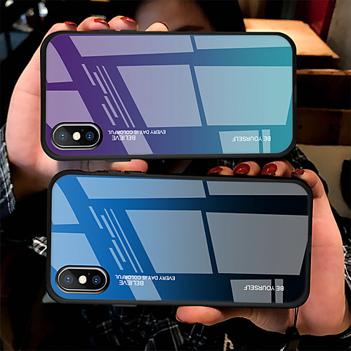 

Case For Apple iPhone 11 / iPhone 11 Pro / iPhone 11 Pro Max Shockproof Back Cover Solid Colored TPU / Tempered Glass