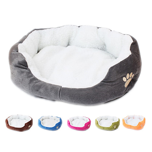 

Cat Dog Bed Solid Colored Soft Casual / Daily Fabric Plush for Large Medium Small Dogs and Cats