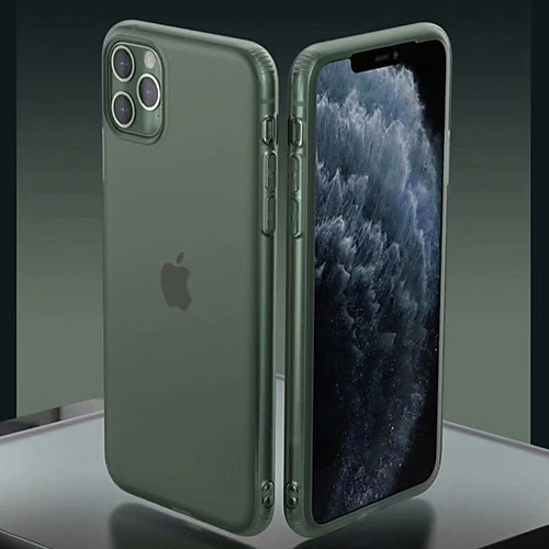 

Case For Apple iPhone 11 / iPhone 11 Pro / iPhone 11 Pro Max Frosted / Translucent Back Cover Solid Colored TPU