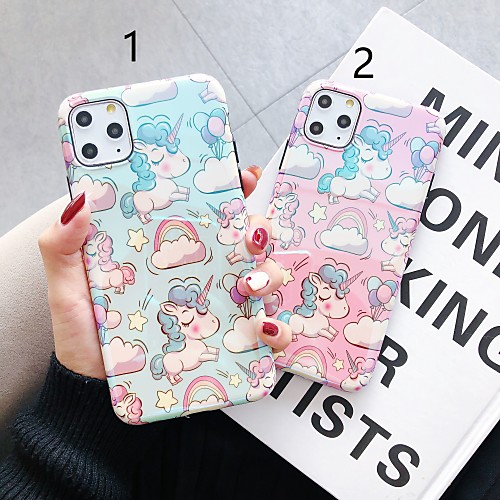 

Case For Apple iPhone 11 / iPhone 11 Pro / iPhone 11 Pro Max Pattern Back Cover Cartoon Plastic