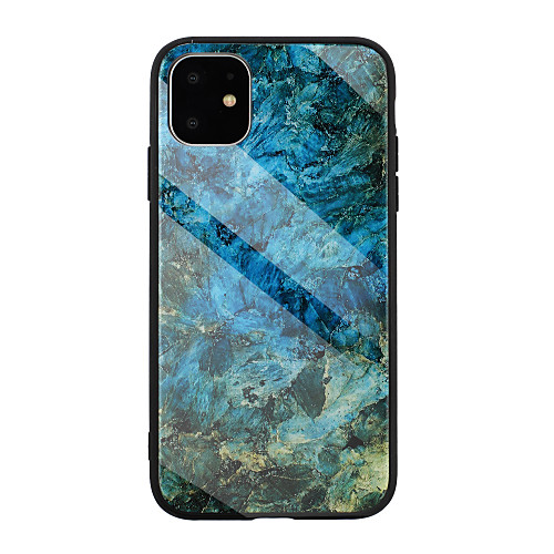 

Case For Apple iPhone 11 / iPhone 11 Pro / iPhone 11 Pro Max Ultra-thin / Pattern Back Cover Color Gradient / Marble Tempered Glass