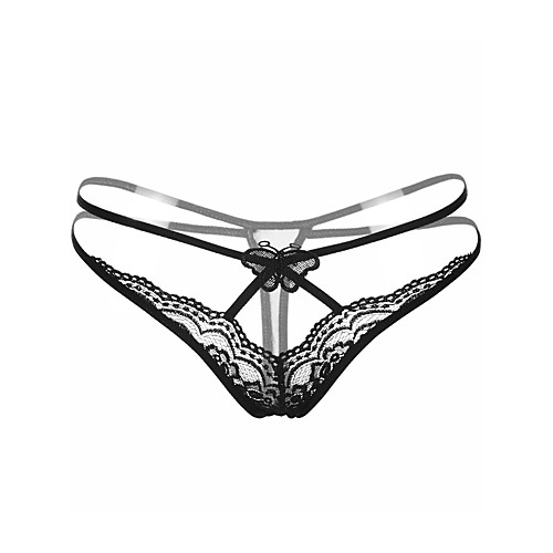 

Women's Normal Lace G-strings & Thongs Panties Stretchy Low Waist 1 PC Blue One-Size