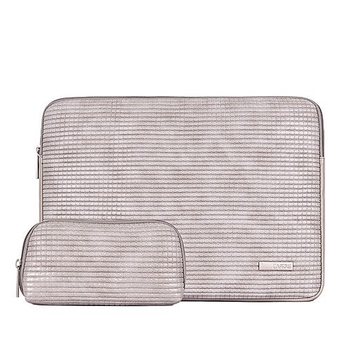 

13.3 Inch Laptop / 14 Inch Laptop / 15.6 Inch Laptop Sleeve PU Leather Grid Pattern / Plain for Business Office for Colleages & Schools for Travel Water Proof Shock Proof