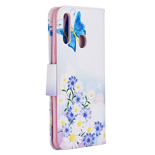 

Case For Samsung Galaxy S9 / S9 Plus / S8 Plus Wallet / Card Holder / with Stand Full Body Cases Butterfly / Flower PU Leather / TPU