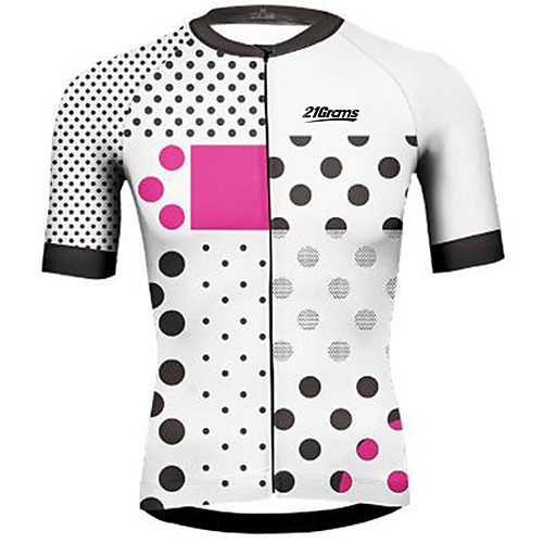 

Men's Short Sleeve Cycling Jersey Winter Polyester BlackWhite Solid Color Bike Pants Jersey Top Mountain Bike MTB Road Bike Cycling UV Resistant Quick Dry Breathable Sports Clothing Apparel