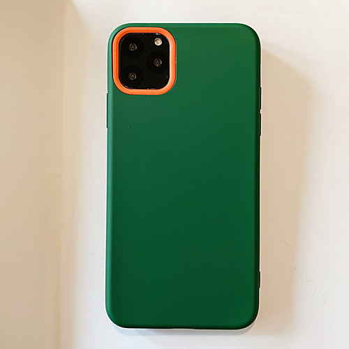 

Phone Case For Apple Back Cover iPhone 11 Pro Max SE 2020 X XR XS Max 8 7 6 Shockproof Solid Color Silicone Silica Gel