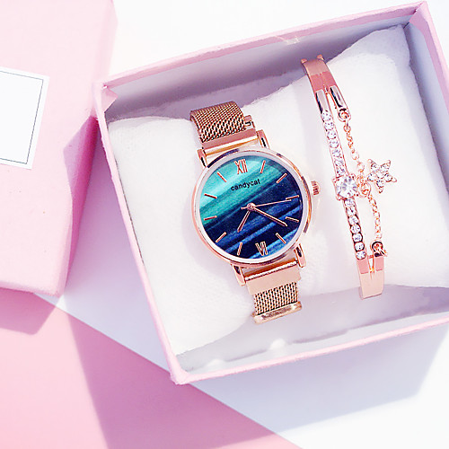

Women's Quartz Watches Analog Quartz Bracelet Chronograph Casual Watch Cool