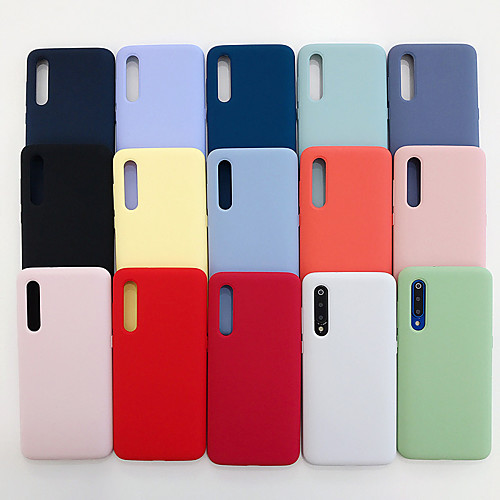 

Phone Case For Xiaomi Back Cover Xiaomi Mi 9 Xiaomi Mi 9 SE Shockproof Solid Color TPU