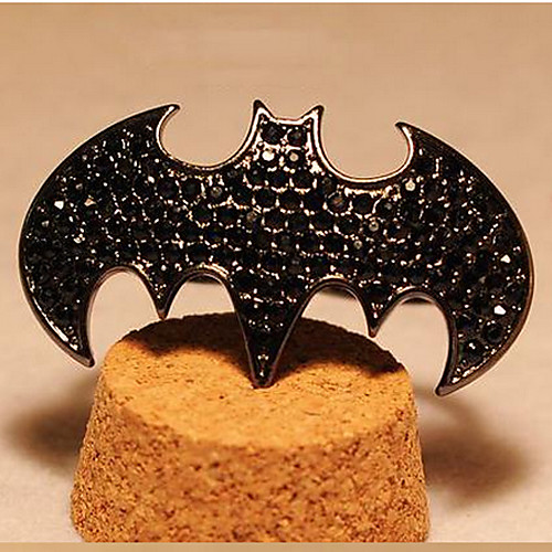 

Band Ring Vintage Style Black Alloy Precious Bat Vintage Punk 1pc 8 / Women's
