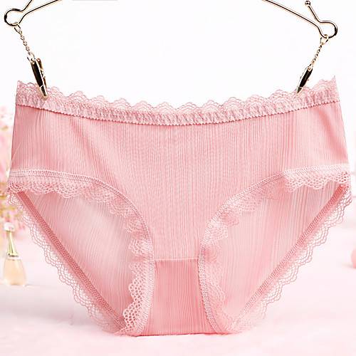 

Women's Normal Lace Brief Stretchy Mid Waist 1 PC Blue One-Size