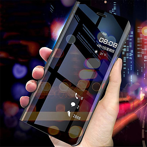 

Case for HUAWEI MATE 30/MATE 30 Pro/MATE 20 Pro/MATE 20/MATE 20 Lite/P30/P20/Nova5/Nova4/Nova3 Dustproof / with Stand / Mirror Full Body Cases Solid Colored PU Leather Case
