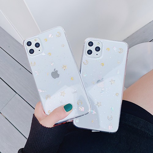 

Phone Case For Apple Back Cover iPhone 12 Pro Max 11 SE 2020 X XR XS Max 8 7 6 iPhone 11 Pro Max SE 2020 X XR XS Max 8 7 6 Transparent Pattern Transparent TPU