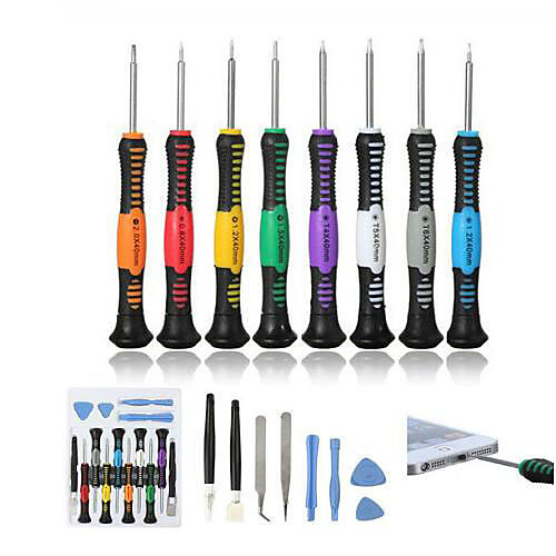 

16 in 1 Magnetic Screwdrivers Set Torx Screw Driver Repair Tool Set For iPhone Cellphone Tablet Mobile Household Fix Hand Tools
