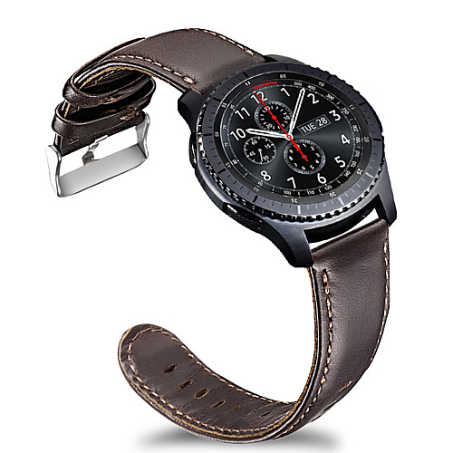 

Smartwatch Band for Vivomove HR / Vivoactive 3 / Forerunner 645 Garmin Leather Loop Genuine Leather 20MM Wrist Strap
