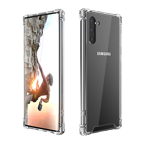 

Case For Samsung Galaxy Galaxy Note 10 Shockproof Back Cover Solid Colored TPU
