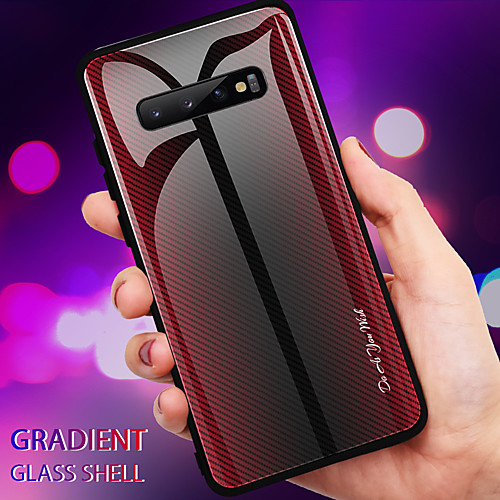 

Case Samsung Galaxy S10Plus/S10E/S10/S9/S9Plus/S8Plus/S8/Note10/Note10Pro/Note9/Note8 Ultra-thin Back Cover Lines / Waves TPU / Tempered Glass