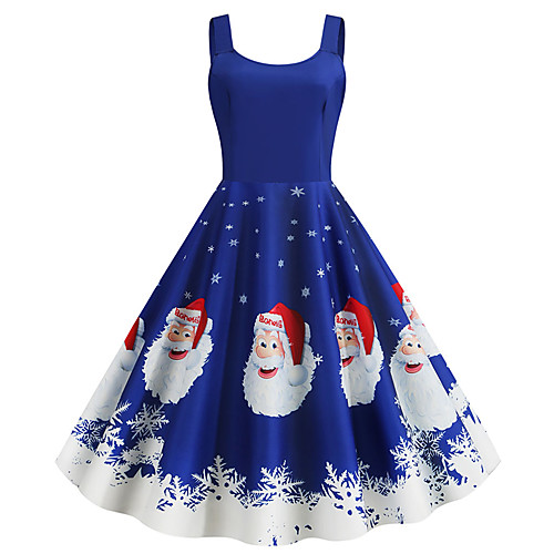 

Mrs.Claus Dress Women's Adults Christmas Christmas Christmas Polyester Dress