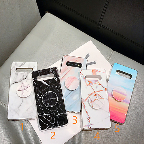 

Case For Samsung Galaxy S9 / S9 Plus / S8 Plus with Stand / Pattern Back Cover Marble TPU