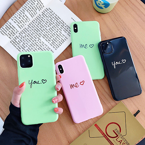 

Case For Apple iPhone 11 / iPhone 11 Pro / iPhone 11 Pro Max Dustproof / Plating / IMD Back Cover Word / Phrase TPU