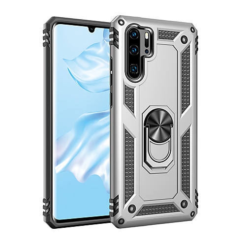 

Case For Huawei Huawei P30 / Huawei P30 Pro / Huawei P30 Lite with Stand / Pattern Back Cover Solid Colored PC