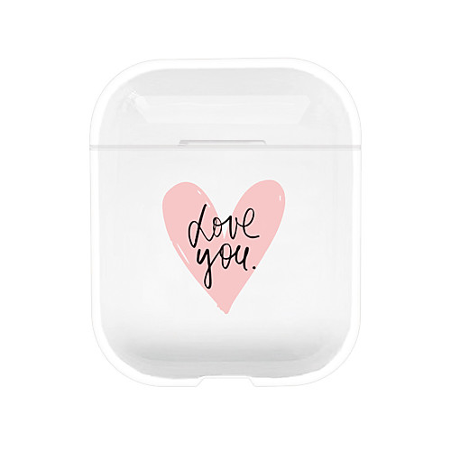 

Case For AirPods Cute / Dustproof / Transparent Headphone Case Hard