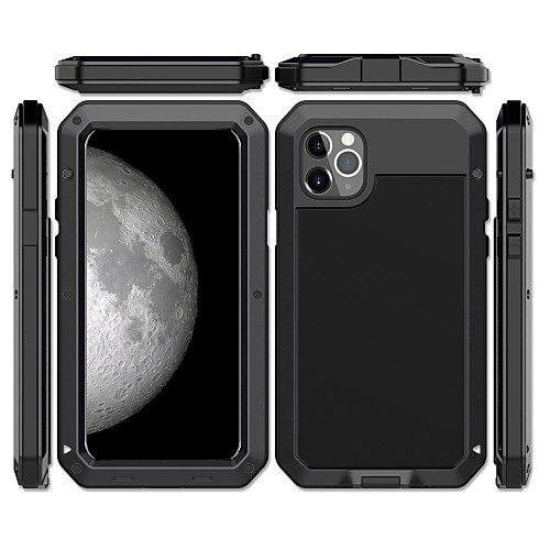 

Phone Case For Apple Back Cover iPhone 12 Pro Max 11 Pro Max iPhone 11 iPhone 11 Pro iPhone 11 Pro Max Shockproof Dustproof Water Resistant Armor Metal Aluminium