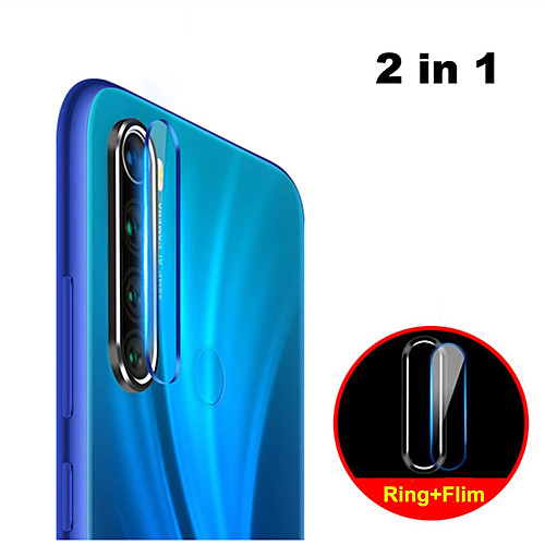 

2 in 1 Camera Lens Protector Ring Tempered Glass Film for Xiaomi Redmi Note 8
