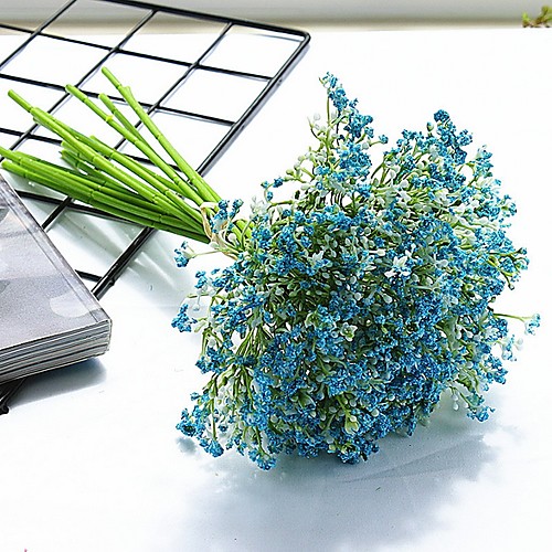 

Artificial Flowers 16 Branch Classic Pastoral Style Baby Breath