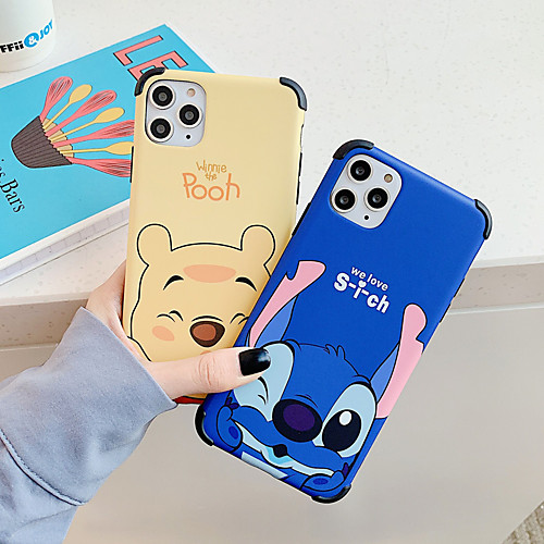 

Case For Apple iPhone 11 / iPhone 11 Pro / iPhone 11 Pro Max Shockproof / with Stand / Pattern Back Cover Cartoon TPU / PC