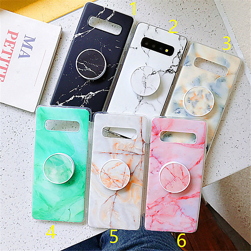 

Case For Samsung Galaxy S9 / S9 Plus / S8 Plus with Stand / Pattern Back Cover Marble TPU