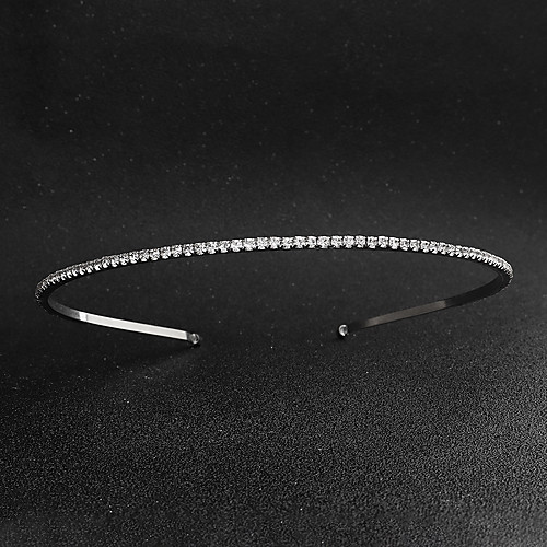 

Cubic Zirconia / Alloy Headbands with Rhinestone / Crystals 1pc Wedding / Party / Evening Headpiece
