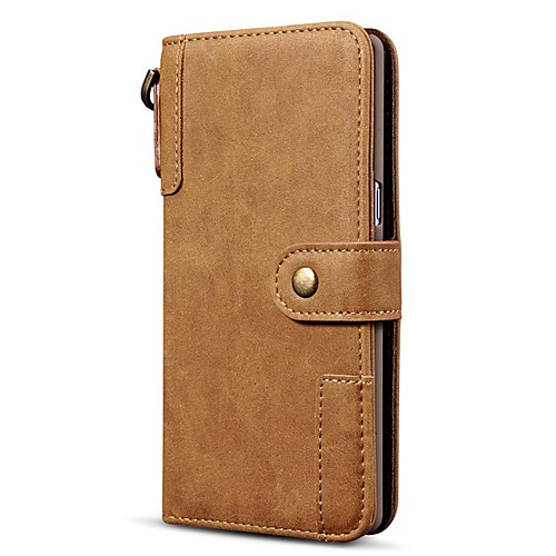 

Case For Huawei Huawei nova 4e / Huawei P20 / Huawei P20 Pro Wallet / Card Holder / Shockproof Full Body Cases Solid Colored Genuine Leather