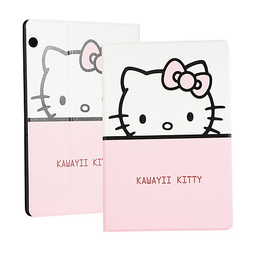 

Case For Huawei Huawei Mediapad M5 Lite 10 Shockproof / with Stand / Flip Full Body Cases Cat PU Leather