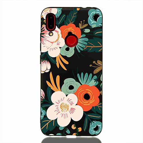 

Case For Xiaomi Xiaomi Redmi Note 5 Pro / Xiaomi Redmi Note 5 / Xiaomi Pocophone F1 Frosted / Pattern Back Cover Flower TPU