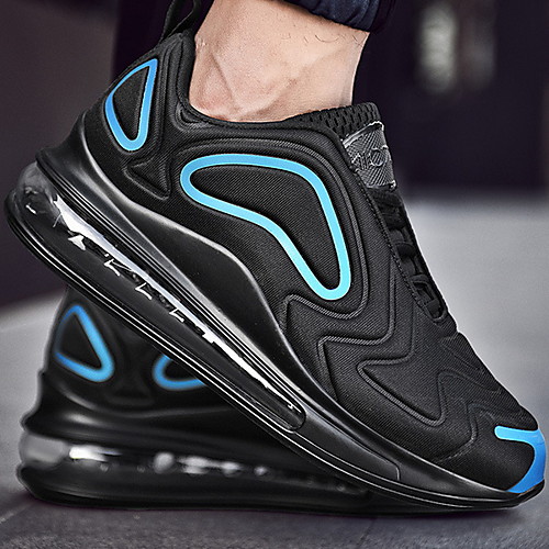 

Men's Trainers Athletic Shoes Comfort Shoes Daily Running Shoes PU Black Red Blue Fall & Winter