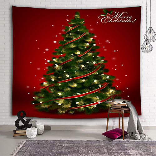 

Holiday Wall Decor 100% Polyester New Year's Wall Art, Wall Tapestries Decoration