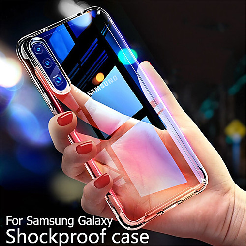 

Case For A90/A80/A70/A60/A50/A40/A30/A20E/A10/M10/M20/M30 Shockproof / Ultra-thin Back Cover Transparent TPU
