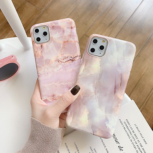 

Case For Apple iPhone 11 / iPhone 11 Pro / iPhone 11 Pro Max IMD / Pattern Back Cover Marble TPU
