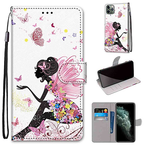 

Case For Apple iPhone 11 / iPhone 11 Pro / iPhone 11 Pro Max Wallet / Card Holder / with Stand Full Body Cases Sexy Lady PU Leather / TPU