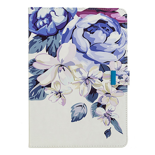 

Case For Apple iPad Air / iPad 4/3/2 / iPad Mini 3/2/1 Wallet / Card Holder / with Stand Full Body Cases Flower PU Leather