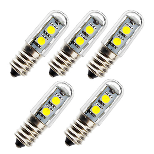 

5pcs 1 W LED Corn Lights 50 lm E14 7 LED Beads SMD 5050 Warm White White 180-240 V