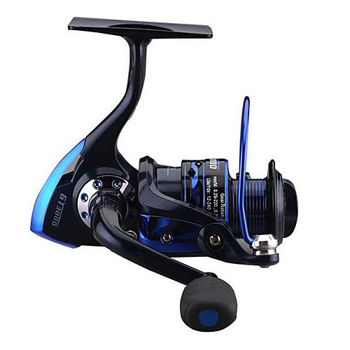

Fishing Reel Spinning Reel / Carp Fishing Reels 5.2:1 Gear Ratio 14 Ball Bearings for Sea Fishing / Spinning / Freshwater Fishing - XKR2000, XKR3000, XKR4000, XKR5000