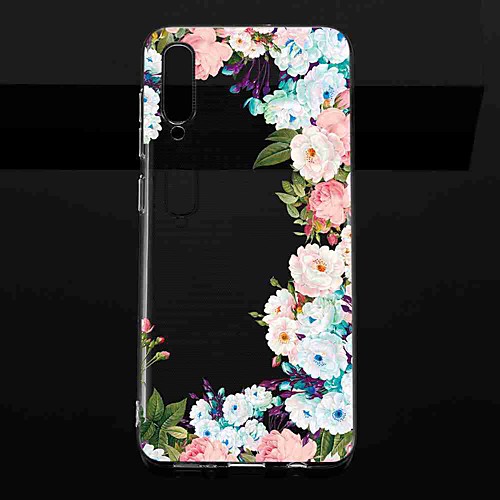 

Case For Samsung Galaxy S9 / S9 Plus / S8 Plus Transparent / Pattern Back Cover Flower TPU