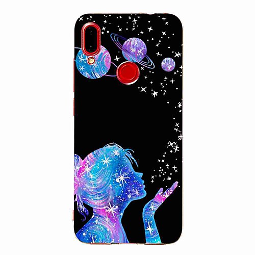 

Case For Xiaomi Xiaomi Redmi 7 / Xiaomi Redmi Note 4X / Xiaomi Mi 9 Pattern Back Cover Sexy Lady TPU