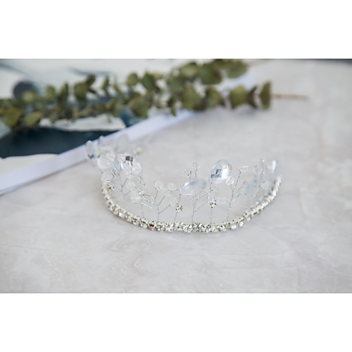 

Crystal / Rhinestone / Paillette Headbands with Rhinestone / Crystal / Paillette 1 Piece Wedding Headpiece