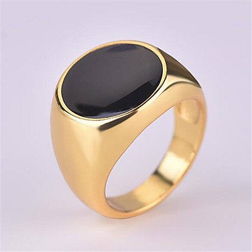

Band Ring Vintage Style Gold Copper Silver Plated Glass Precious Fashion Vintage 1pc 9 10 / Men's