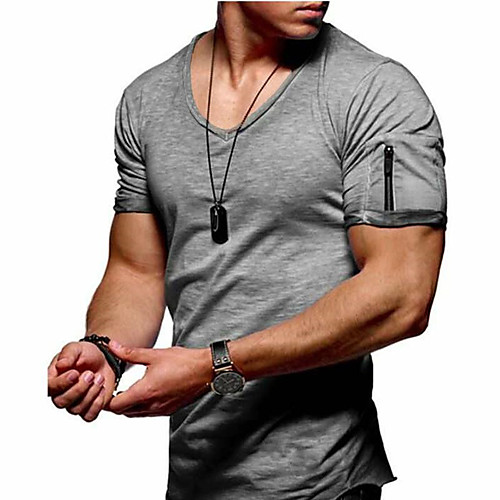 

Men's T shirt Graphic Solid Colored Tops White Blue Green
