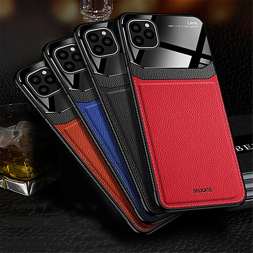 

Case for Iphone 11 Pro Max/11 Pro/11/X/XS/XR/Xmax/8P/8/7P/7/6P/6 Shockproof / Dustproof / Ultra-thin Back Cover Solid Colored PU Leather / PC Case