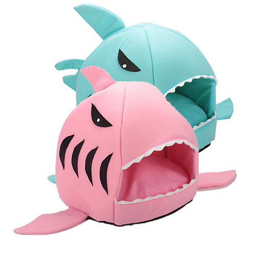 

Cat Dog Bed Cuddle Cave Bed Cartoon Soft Cute Plush Fabric 50.050.050.0 cm